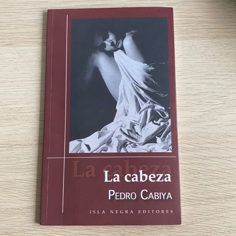 Libro: La cabeza. Pedro Cabiya.